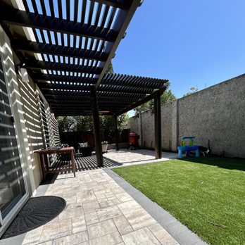 Pavers and Turf by ONeills - Pergola, pavers, turf. - Masonry/Concrete Near Me - Livermore, California Pavers and Turf by ONeills - Pergola, pavers, turf. - Masonry/Concrete Near Me - Livermore, California