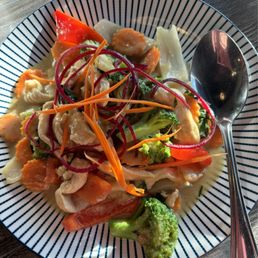 Spicy Herbal Stirfry with Chicken Spicy Herbal Stirfry with Chicken