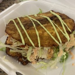 Patacon Maduro! Filled with so much flavor Patacon Maduro! Filled with so much flavor