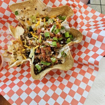 Tree Hugger - Plant Based Kitchen - Taco salad and the chicken mustard Sammy as a wrap. Both excellent! Will be back! - Vegan Near Me - Riverside, Missouri