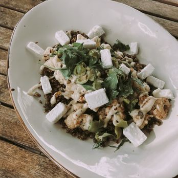 Costanoa - Quinoa and cauliflower bowl with vegan feta - Hotels Near Me - Pescadero, California