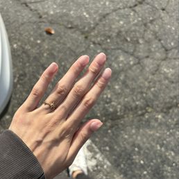 Short gel x nails Short gel x nails