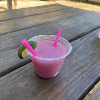 Micklethwait Craft Meats - Prickly pear margarita!!! - Food Trucks Near Me - Austin, Texas