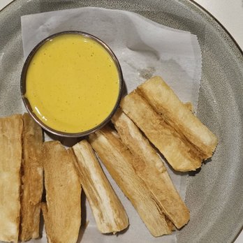 Lima Limon - Yucca fries with a creamt sauce. This was so good! - Peruvian Near Me - Las Vegas, Nevada Lima Limon - Yucca fries with a creamt sauce. This was so good! - Peruvian Near Me - Las Vegas, Nevada