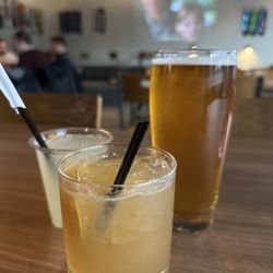 Focal Point Beer - Our drinks for lunch.