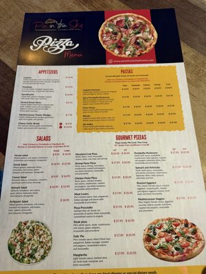 Menu photo 2 Pie In The Sky Baltimore, MD
