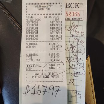 Hollywood Thai - 18 % charge ??? For Wat??? - Thai Near Me - Los Angeles, California Hollywood Thai - 18 % charge ??? For Wat??? - Thai Near Me - Los Angeles, California