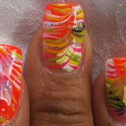 Lux Nail & Spa - Im trying summer orange