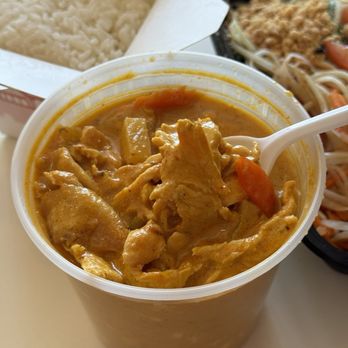 Thai Elephant Express - Chicken Curry + Pineapple - Thai Near Me - San Jose, California