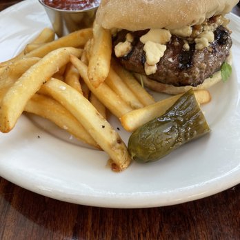 Phoebe's Restaurant & Coffee Lounge - Blue cheese and bacon burger - New American Near Me - Syracuse, New York Phoebe's Restaurant & Coffee Lounge - Blue cheese and bacon burger - New American Near Me - Syracuse, New York