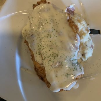 Wunsche Bros Cafe & Saloon - Chicken fried chicken. Excellent! - Burgers Near Me - Spring, Texas