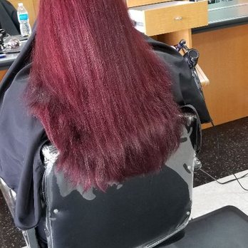 The Hair Team - Vibrant red violet color - Hair Stylists Near Me - Alsip, Illinois