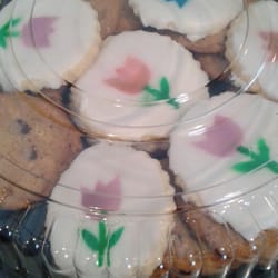 Stahl's Bakery - Chocolate cookies and iced tulip cookies