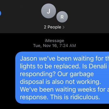 Denali Real Estate - The message was a month ago from our leasing manager and still has not responded lol . The lack of effort is unreal. - Property Management Near Me - Mesa, Arizona Denali Real Estate - The message was a month ago from our leasing manager and still has not responded lol . The lack of effort is unreal. - Property Management Near Me - Mesa, Arizona