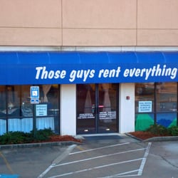 Suburban Rental - Look for the big blue awning that says Those Guys Rent Everything