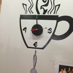 Rosie Blu Gourmet Deli - Home made Coffee Clock!!