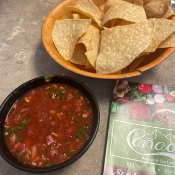 Cañadas Grill - Chips and salsa - Mexican Near Me - Long Beach, California