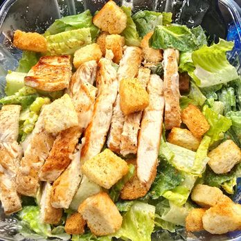 The Sandwich Hut - Ceaser Salad with Grilled Chicken. Grilled chicken is very tasty. Pretty large portion. - Salad Near Me - Hauppauge, New York The Sandwich Hut - Ceaser Salad with Grilled Chicken. Grilled chicken is very tasty. Pretty large portion. - Salad Near Me - Hauppauge, New York