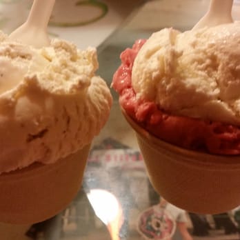 Tara's Organic Ice Cream - Yerba Mate and Cardamon & Coconut and Raspberry Agave sorbet - Ice Cream & Frozen Yogurt Near Me - Berkeley, California