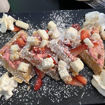 Toast N Jam - Strawberry cheesecake waffle - Breakfast & Brunch Near Me - New Bedford, Massachusetts