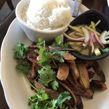Daisy Mint - Honey pork. Perfectly crisp outside texture, moist inside meat - Thai Near Me - Pasadena, California