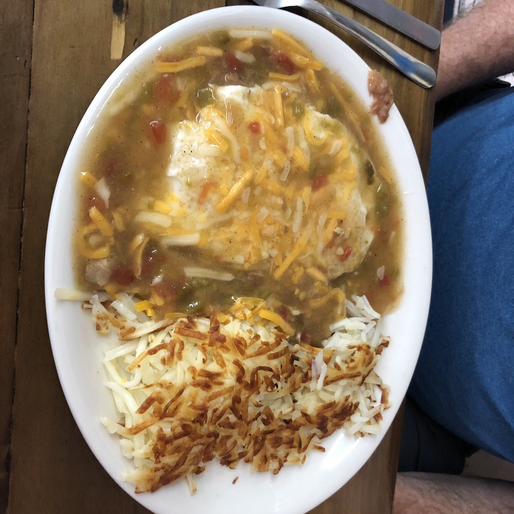 J.C's Cafe - Huevos rancheros with over easy eggs. - Diners Near Me - Golden, Colorado J.C's Cafe - Huevos rancheros with over easy eggs. - Diners Near Me - Golden, Colorado