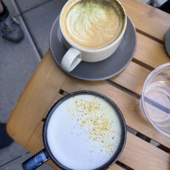 Cardoon - oolong tea latte and seaweed latte - Coffee & Tea Near Me - Seattle, Washington