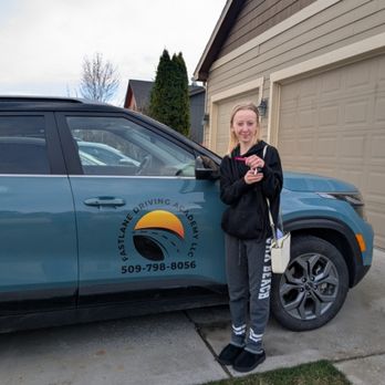 Fastlane Driving Academy - Congratulations on passing your drive test - Driving Schools Near Me - Spokane Valley, Washington