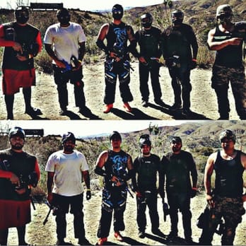 Paintball USA - The guys and I after a long day of paintball - Paintball Near Me - Acton, California