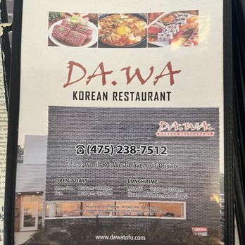 DAWA Korean Restaurant - Menu 2025 - Korean Near Me - West Haven, Connecticut