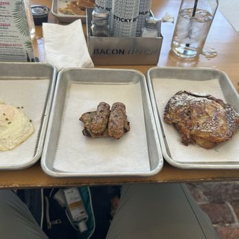 Bacon Bitch - The French, chicken sausage, one egg - Breakfast & Brunch Near Me - Miami, Florida