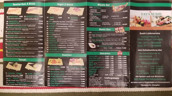 Menu photo 1 YAYA Sushi Stuttgart, BW