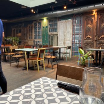 Dzo Viet Eatery - Inner seating area with a sun roof - Vietnamese Near Me - Toronto, Ontario