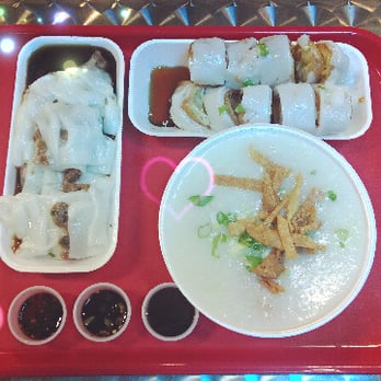 Harlam's Kitchen - Beef chung fen & cha liang & abalone chicken porridge! - Cantonese Near Me - Rosemead, California