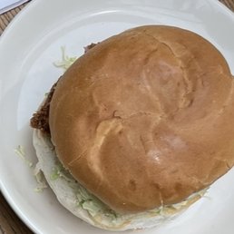 Fried chicken torta Fried chicken torta