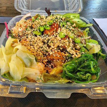 Poke Jaws - Large (4 Proteins) and a salad base - Poke Near Me - Vista, California