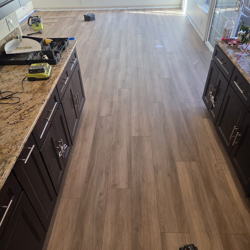 Kitchen and living Kitchen and living