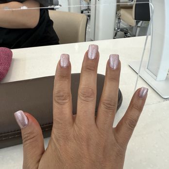Crystal Nails & Spa - Uneven because I asked for basic, so this is what basic gets you - Nail Technicians Near Me - Houston, Texas Crystal Nails & Spa - Uneven because I asked for basic, so this is what basic gets you - Nail Technicians Near Me - Houston, Texas