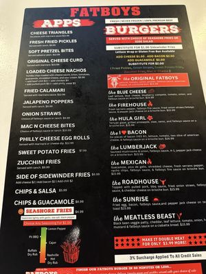 Menu photo 6 Fatboys - Destin Destin, FL Menu photo 6 Fatboys - Destin Destin, FL