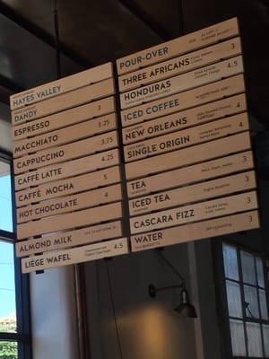Menu photo 4 Blue Bottle Coffee - Arts District Los Angeles, CA Menu photo 4 Blue Bottle Coffee - Arts District Los Angeles, CA