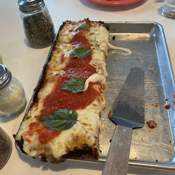 Ghost Box Pizza by Stem Ciders - Margherita Detroit pizza - Pizza Near Me - Lafayette, Colorado