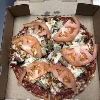 Pizza Leon - Artichoke hearts, mushrooms, pepperoni and fresh tomatoes! - Pizza Near Me - Austin, Texas Pizza Leon - Artichoke hearts, mushrooms, pepperoni and fresh tomatoes! - Pizza Near Me - Austin, Texas