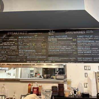 Detour Coffee - The Menu That We Were Told Most Items Were Not Available... - Coffee & Tea Near Me - Arlington, Virginia