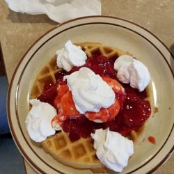 Fulton Diner - Alaskan waffles