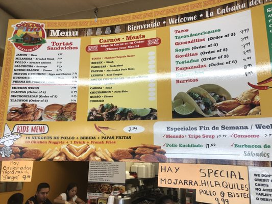 Menu photo 5 La Cabaña Del Tio Clearwater, FL Menu photo 5 La Cabaña Del Tio Clearwater, FL