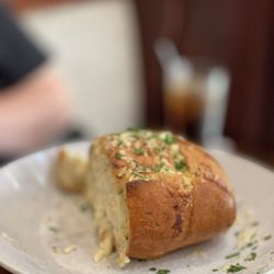 Legends Tap House & Grill - Freshly baked filled with cheese, sourdough bread.