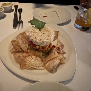 Chart House - Shrimp , Crab , Avocado & Mango Stack - Seafood Near Me - Weehawken, New Jersey Chart House - Shrimp , Crab , Avocado & Mango Stack - Seafood Near Me - Weehawken, New Jersey
