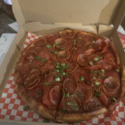 Chicago Style- Stuffed Pepperoni Pizza