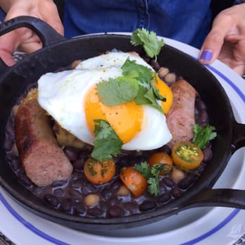 The Publican - Green chili sausage dish - New American Near Me - Chicago, Illinois