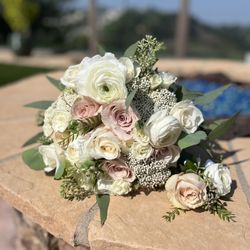 Xavier's Florist - Bridal Bouquet and Groom's boutonnière